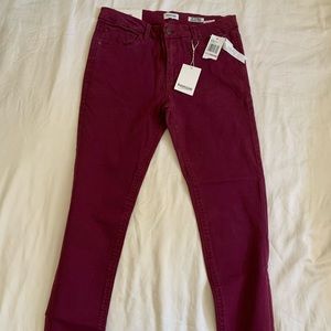 Deep red Kenzie Jeans